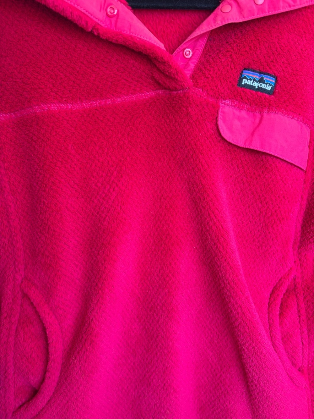 Patagonia Re-tool Snap T Pullover in Maraschino - Size M - Picture 9 of 9